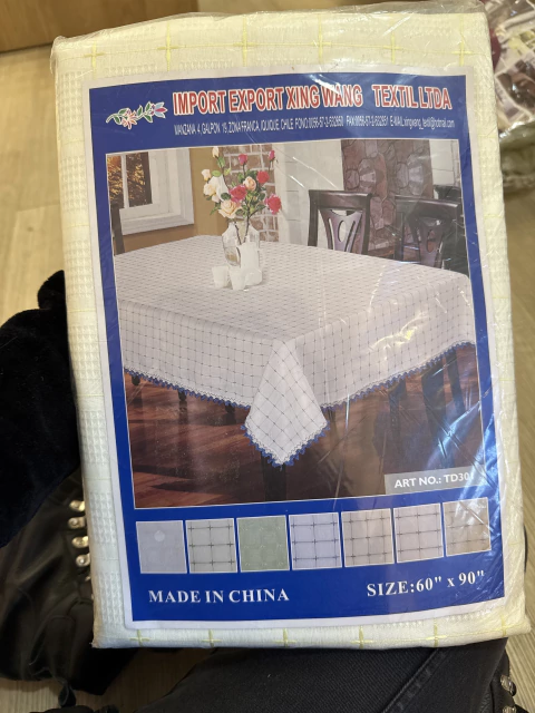 MANTEL 60*90 CM QUILO-SA BLANCO DETALLE AMARILLO - comprar online