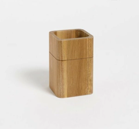 Portacepillos ACACIA cuadrado - comprar online