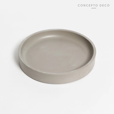 Bandeja CEMENTO redondo - comprar online