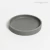 Bandeja CEMENTO OSCURO redonda - comprar online