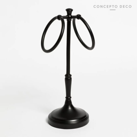 Toallero AROS negro - comprar online