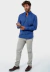 Camisa social masculina manga longa classic fit xadrez duplo marinh/brc - comprar online