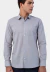 Camisa social masculina manga longa classic fit falso xadrez cinza - comprar online