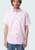 Camisa casual masculina manga curta comfort taylor rosa claro - comprar online