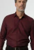Camisa social masculina manga longa slim maquinetada turim vinho - comprar online