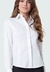 Camisa social feminina manga longa work balma white branca - comprar online