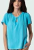 Blusa feminina casual abotuadura lua azul ceu - comprar online