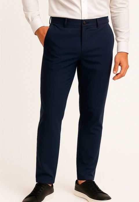 Calça masculina iron free