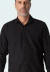 Camisa casual masculina manga longa classic fit manhattan preto - comprar online