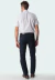 Camisa social masculina manga curta comfort fácil de passar branco na internet