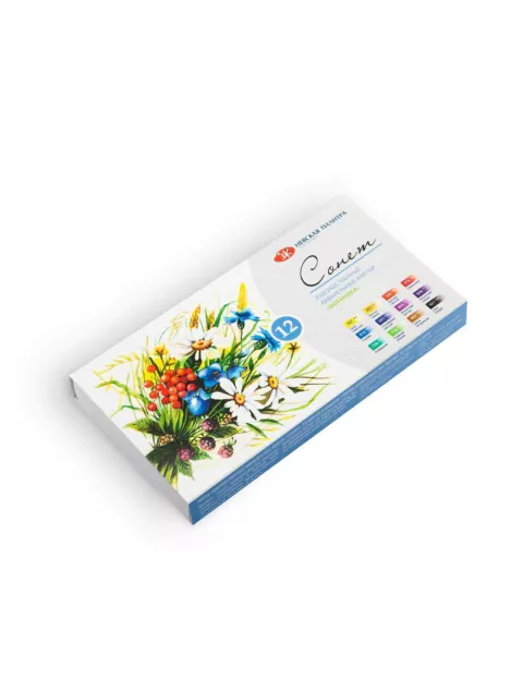 Kit de Aquarelas em Pastilha Sonnet Botânica - 12 cores - 1880