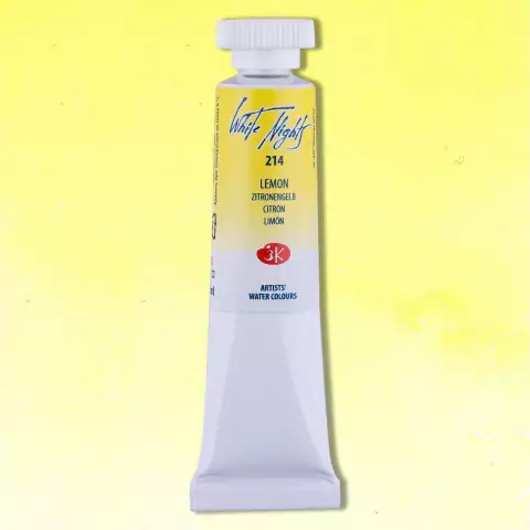 Aquarelas Avulsas White Nights em Tubo de 10ml - Tons Tradicionais - Cor Lemon - 214