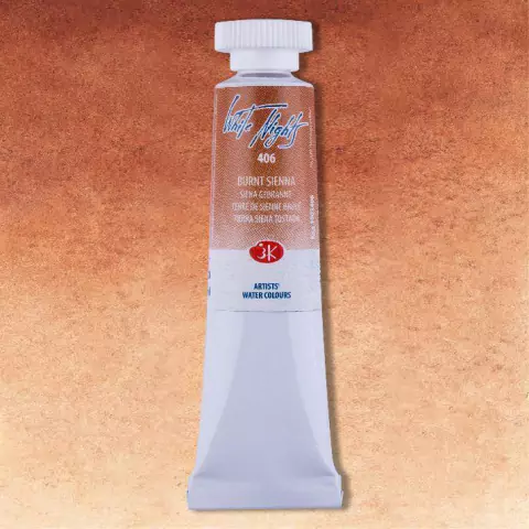 Aquarelas Avulsas White Nights em Tubo de 10ml - Tons Tradicionais - Cor Burnt Sienna - 406