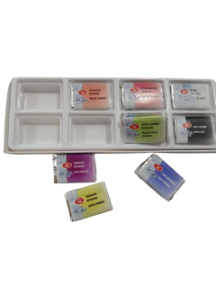 Kit 8 Tintas Aquarela White Nights em Pastilha "Shimmering Collection" - 2568 - comprar online