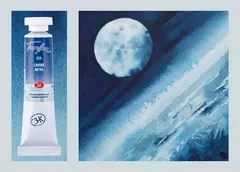 Tinta Aquarela White Nights em Tubo Tons Granulados Cor Grey-Blue Mist - 562 - comprar online