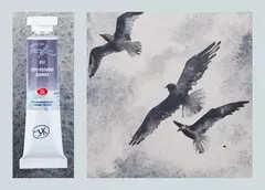 Tinta Aquarela White Nights em Tubo Tons Granulados Cor Grey-Pink Mist - 832 - comprar online
