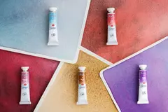 Tinta Aquarela White Nights em Tubo Tons Granulados Cor Cobalt Green Deep - 705 - comprar online