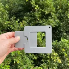 View Catcher, Visor deslizante de captura de imagem e isolamento de cor. - Plein Air Brasil
