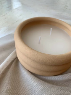 Vela em Cerâmica Relevo Cru G - Super Jardim Decor