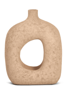 VASO EM POLIRRESINA BEGE - P - comprar online