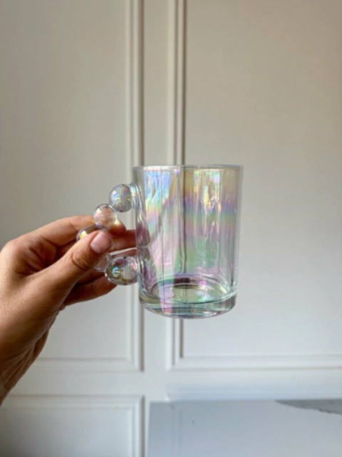 TAZA BUBBLE ARCO IRIS - tornasol - comprar online