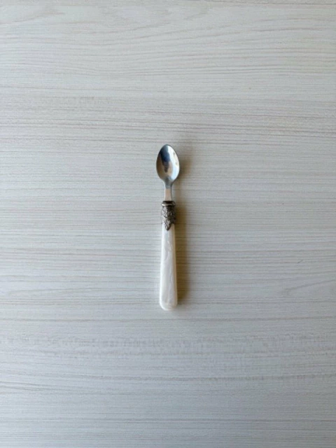 CUCHARA PLATEADA CABO NACARADO - comprar online