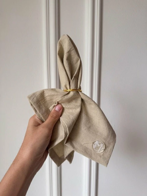 PACK X 4 SERVILLETAS TUSOR - arena - comprar online