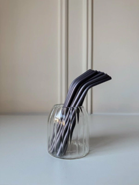 SORBETE CURVO - gris satinado - comprar online