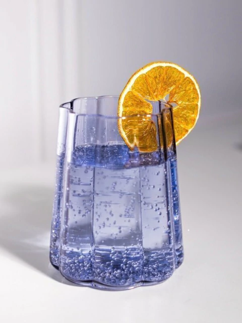 SET X 2 VASOS CAPRI - azul