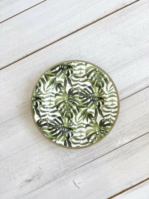 PLATO DE POSTRE MONSTERA - comprar online