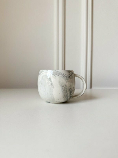 TAZÓN SIMIL MÁRMOL CARRARA - redondeado - comprar online