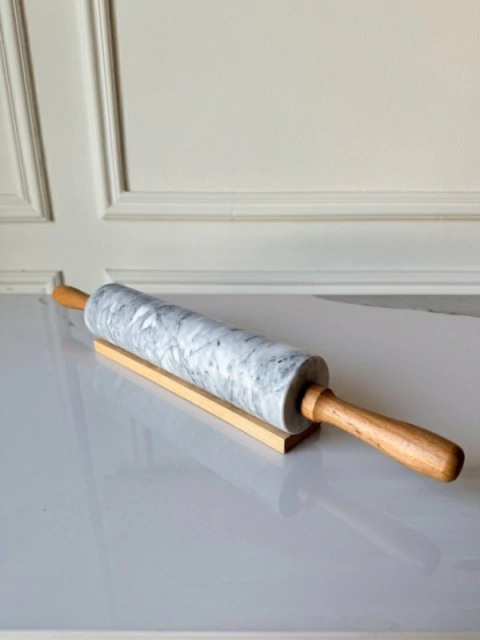 PALO DE AMASAR DE MÁRMOL CON BASE - carrara - comprar online