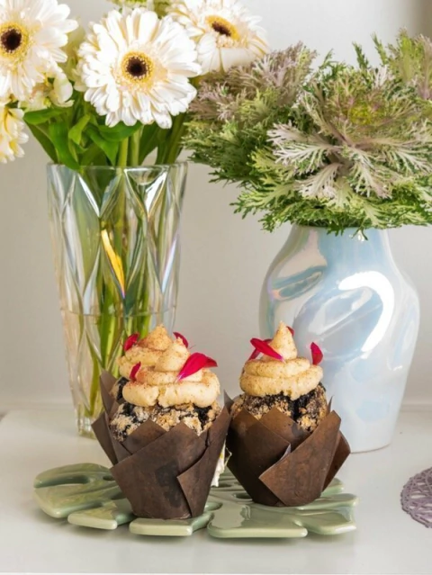 SET x 2 CENTROS DE MESA MONSTERA - verde eucalipto - comprar online