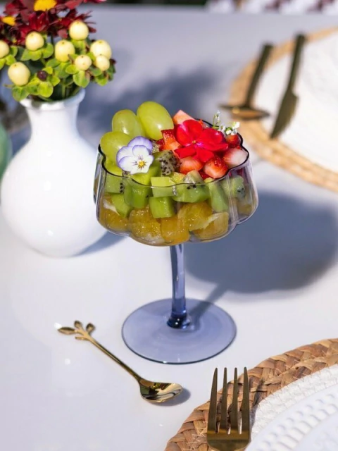 SET X 2 COPAS BAJAS CAPRI - azul