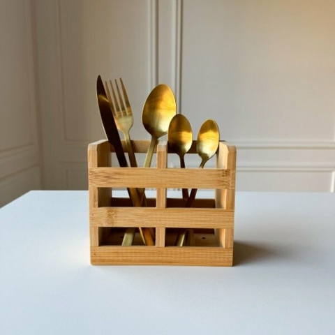 ORGANIZADOR CUBIERTOS MADERA - comprar online