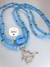 Guia Odé Azul Fio de contas Miçangas
