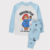 Conjunto Paddington azul e branco