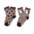 kit de meia porco espinho marrom claro - comprar online
