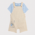 Conjunto Jardineira e Blusa Peter Rabbit