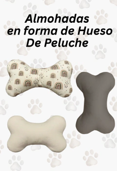 ALMOHADAS EN FORMA DE HUESOS - DESCANSO Y JUEGO