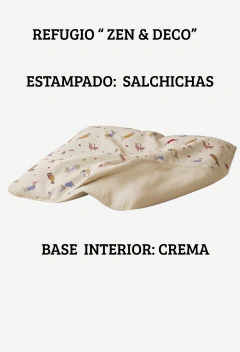 FUNDAS - CAMAS REFUGIO ZEN & DECO - T. 2 - (Incluye solapa de Gabardina estampada.)