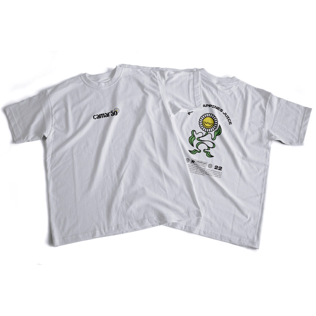 Camiseta Oversized Branca 20.22﻿