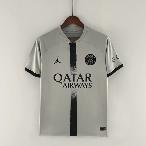 Camisa PSG Away II 22/23 Torcedor Nike Masculina - Cinza