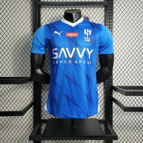 Camisa Al Hilal Home 23/24 Player Version Puma Masculina - Azul