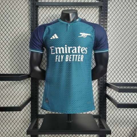 Camisa Arsenal Third 23/24 Player Version Adidas Masculina - Azul