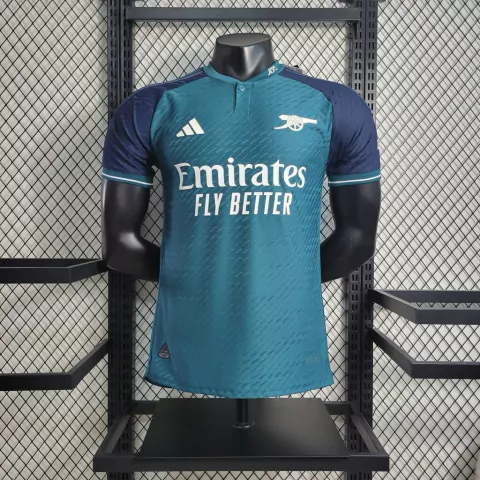 Camisa Arsenal Third 23/24 Player Version Adidas Masculina - Azul