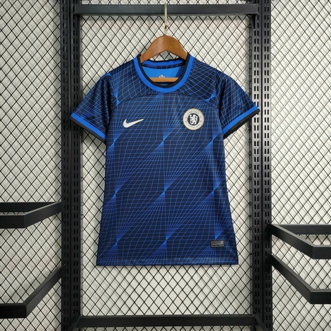Camisa Chelsea Third 23/24 Torcedor Feminina - Azul