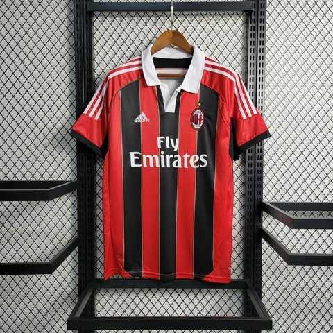Camisa Retrô AC Milan 12/13 Torcedor Adidas - Vermelho e Preto