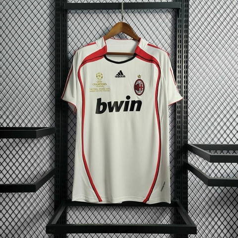 Camisa Retro AC Milan Away 06/07 Adidas - Branca 