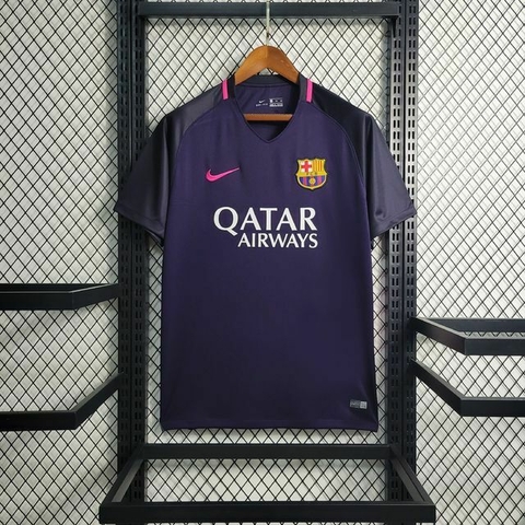 Camisa Retrô Barcelona Away 16/17 Torcedor Nike Masculina - Roxo